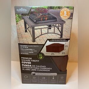 Elemental Square Firepit Cover
